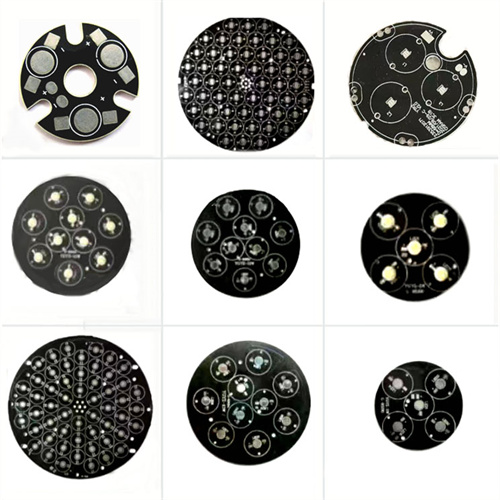Black single-sided aluminum PCB