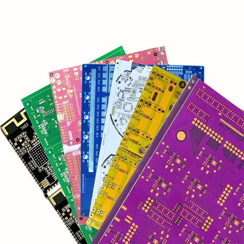 PCB with different solder resist colors